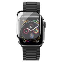 Защитное стекло HOCO Tempered Glass для Apple Watch 4, Full Glue 3D, 44mm, прозрачный+черная рамка фото