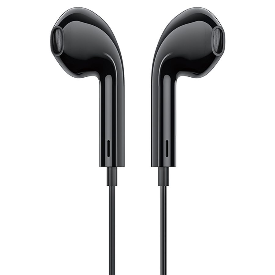 Проводные наушники BOROFONE BM85 Native, Lightning, 1.2 м, черный фото