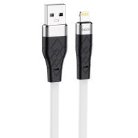 Кабель USB HOCO X53 Angel USB - Lightning, 2.4А, 1 м, белый фото