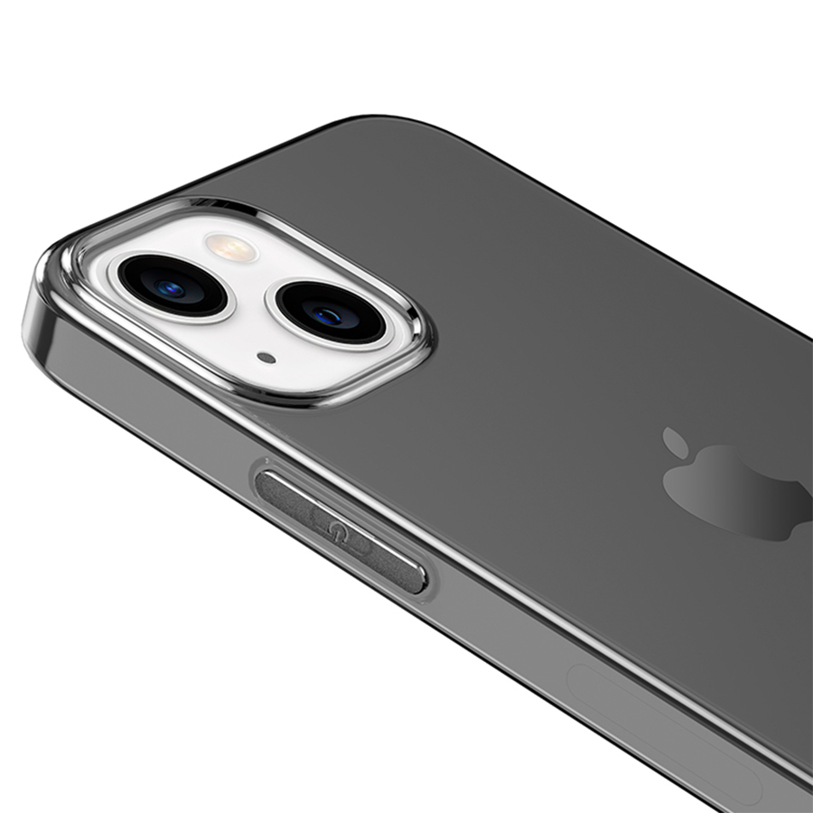 Чехол HOCO TPU Light Series для iPhone 14 Plus 6.7", темно-прозрачный фото