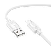 Кабель USB HOCO X122 Benefit USB - Type-C, 3A, 1 м, белый фото