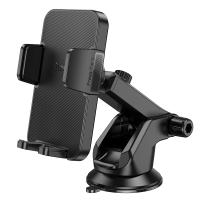 Автомобильный держатель HOCO H37 Cheetah, зажимной, на приборную панель, черный фото