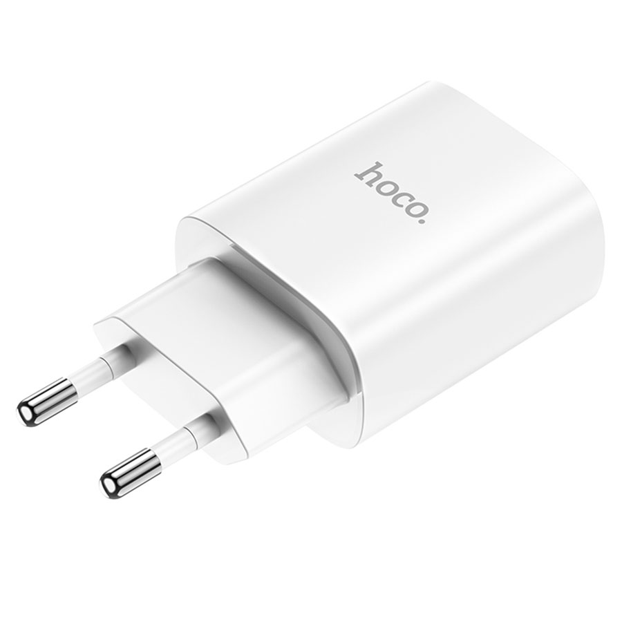 Сетевое зарядное устройство HOCO N14 Smart 1xUSB-C, 3.0A, 20W, белый фото