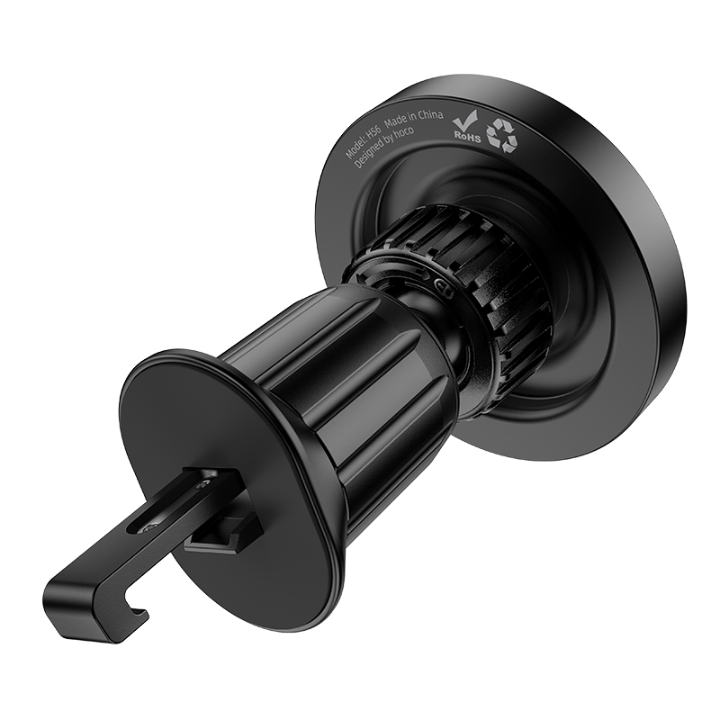 Автомобильный держатель HOCO H56 Show Ring, магнитный, на воздуховод, черный фото