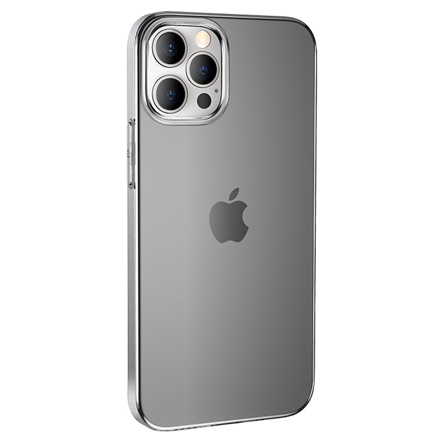 Чехол HOCO TPU Light Series для iPhone 12 Pro Max 6.7", темно-прозрачный фото