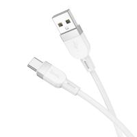 Кабель USB HOCO X109 Energy  USB - Type-C, 3A, 1 м, белый фото
