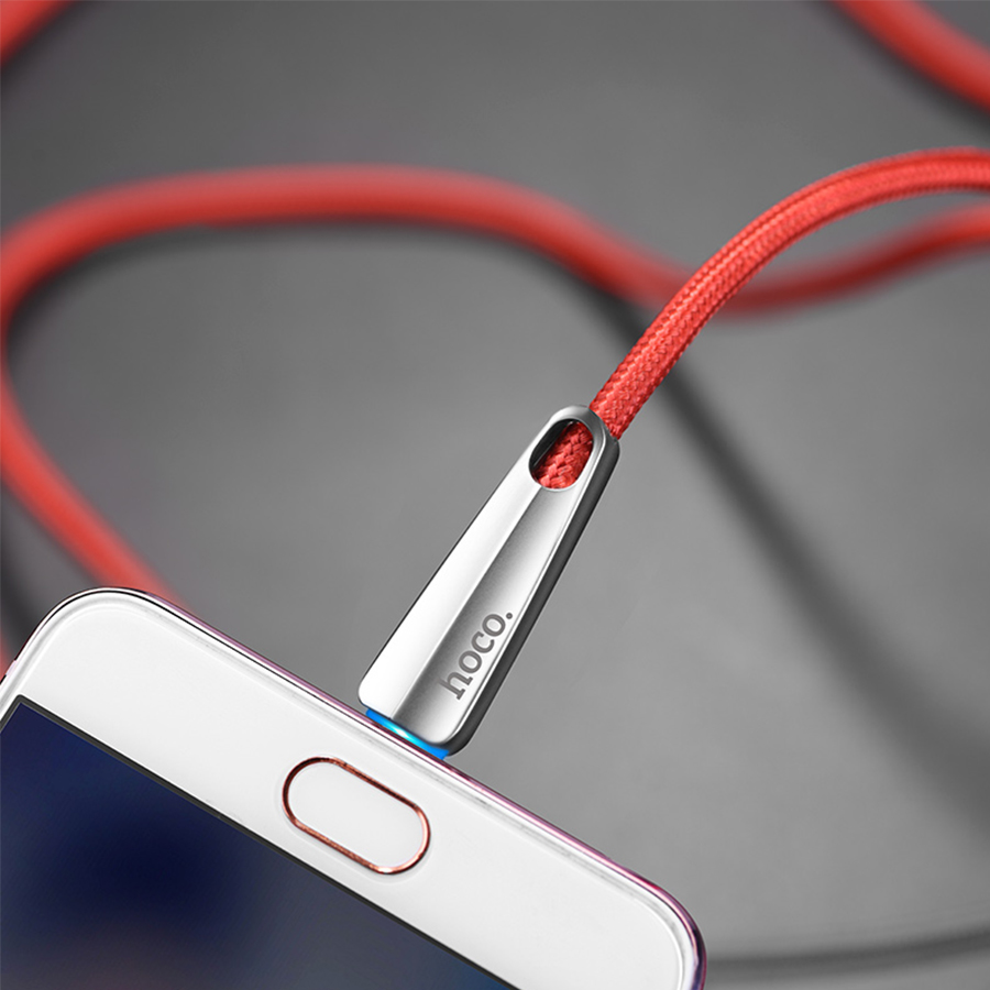 Кабель USB HOCO U35 Space shuttle USB - MicroUSB, 2.4А, 1.2 м, красный оптом недорого с доставкой Кабель USB HOCO U35 Space shuttle USB - MicroUSB, 2.4А, 1.2 м, красный фото