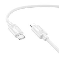 Кабель USB-C HOCO X122 Benefit Type-C - Lightning, 27W, 1 м, белый фото