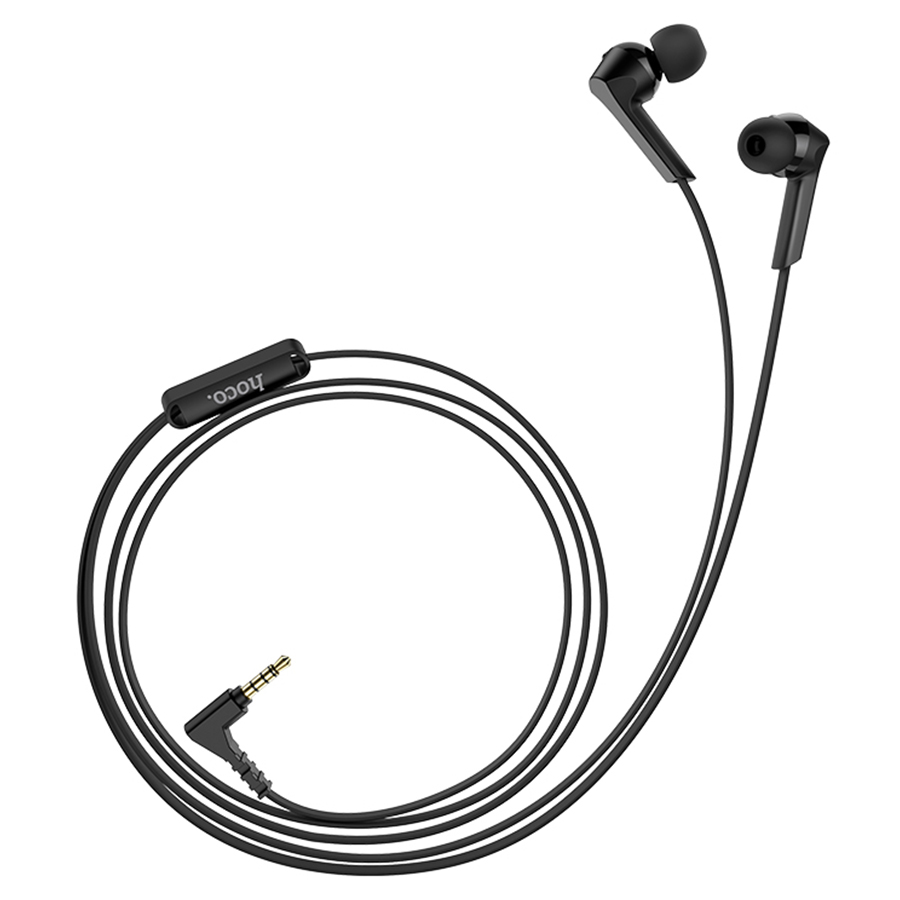 Проводные наушники HOCO M72 Admire, Jack 3.5mm, 1.2 м, черный фото