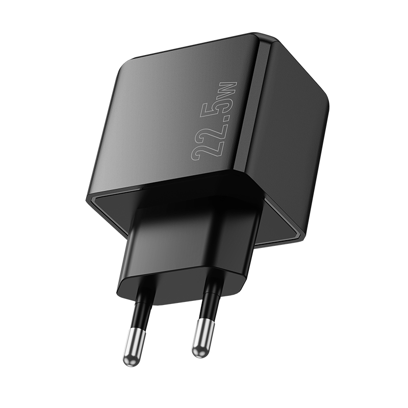 Сетевое зарядное устройство HOCO CS17A Wish 1xUSB, 2.4A, 22.5W, черный фото