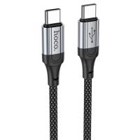 Кабель USB-C HOCO X102 Fresh Type-C - Type-C, 3A, 60W, 1 м, черный оптом недорого с доставкой Кабель USB-C HOCO X102 Fresh Type-C - Type-C, 3A, 60W, 1 м, черный фото