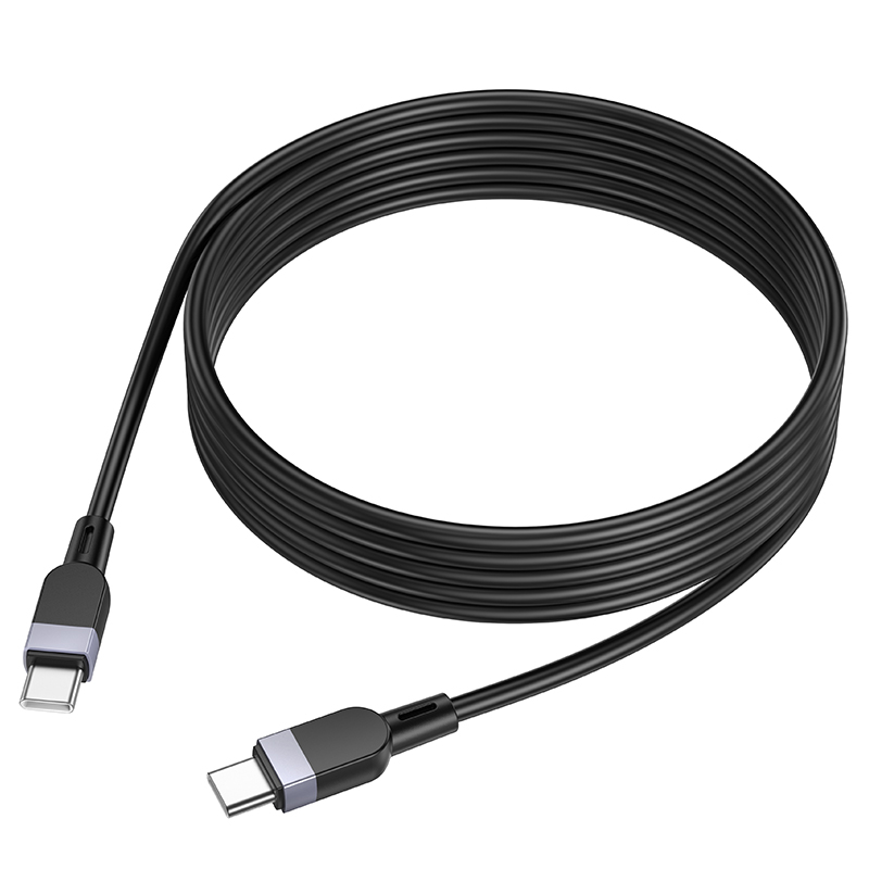 Кабель USB-C HOCO X109 Energy  Type-C - Type-C, 3A, 60W, 3 м, черный фото