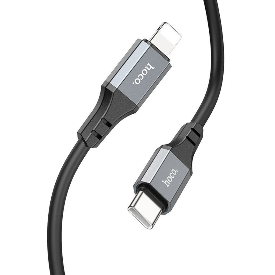 Кабель USB-C HOCO X92 Honest Type-C - Lightning, 20W, 3 м, черный фото