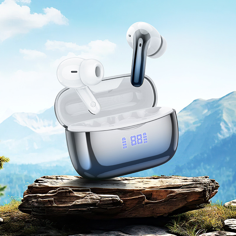 Беспроводные наушники TWS HOCO EQ16 Shine, Bluetooth 5.3, синий фото