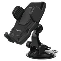 Автомобильный держатель HOCO CA31 Cool, зажимной, на приборная панель/лобовое стекло, черный фото