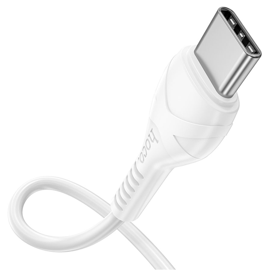 Кабель USB-C HOCO X37 Cool Type-C - Type-C, 3A, 60W, 1 м, белый фото