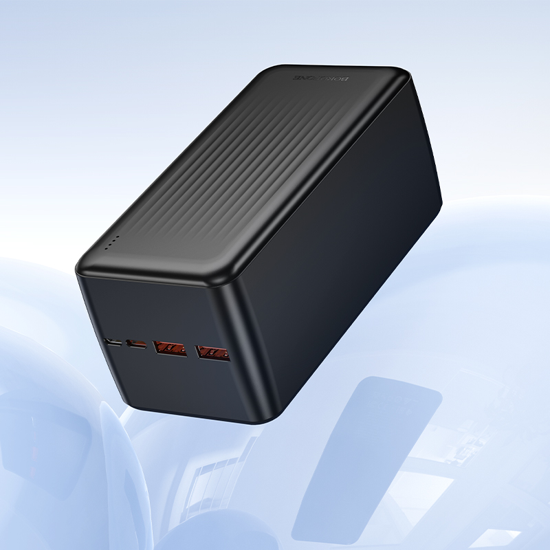 Портативный аккумулятор BOROFONE BJ80C Clever, 22.5W, 50000 мА⋅ч, черный фото