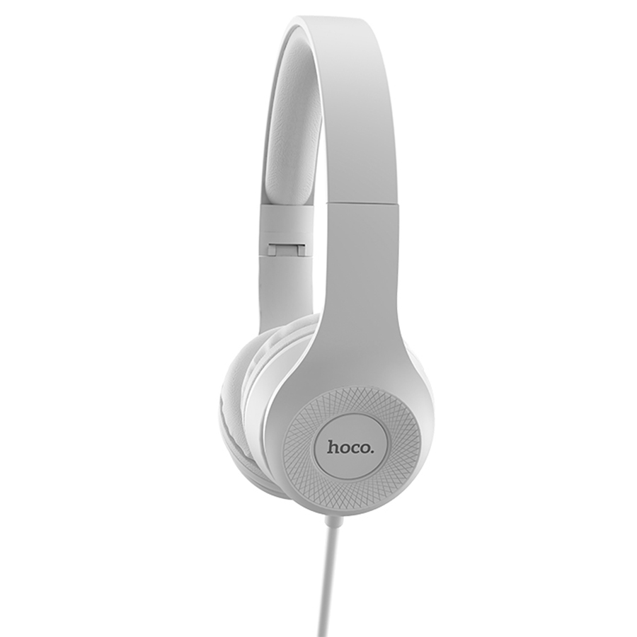 Проводные наушники HOCO W21 Graceful Charm, Jack 3.5mm, 1.2 м, серый фото