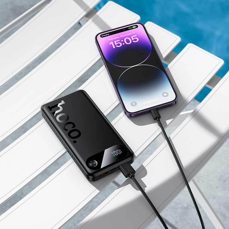 Портативный аккумулятор HOCO J154 Victorious, 22.5W, 10000 мА⋅ч, черный фото