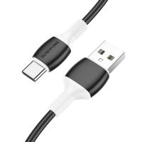 Кабель USB BOROFONE BX84 Rise USB - Type-C, 3A, 1 м, черный фото