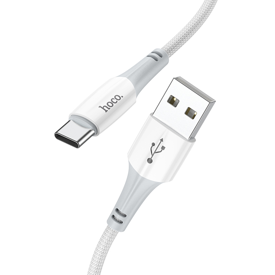 Кабель USB HOCO X70 Ferry USB - Type-C, 3A, 1 м, белый фото