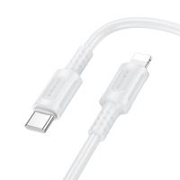 Кабель USB-C BOROFONE BX111 Feliz Type-C - Lightning, 27W, 1 м, белый фото
