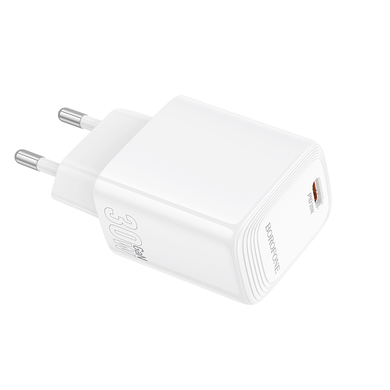 Сетевое зарядное устройство BOROFONE BN28 Fuente 1xUSB-C, 30W, белый фото