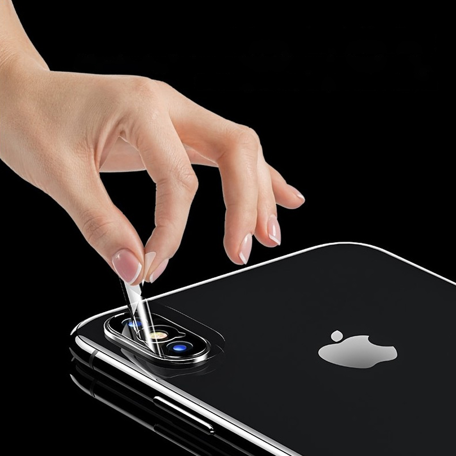 Защитное стекло на заднюю камеру USAMS US-BH468 для iPhone XS Max, прозрачный фото