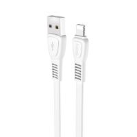 Кабель USB HOCO X40 Noah USB - Lightning, 2.4А, 1 м, белый фото