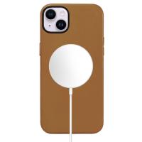 Чехол Leather Case with MagSafe KZDOO Mag Noble Collection для iPhone 14 6.1", коричневый (3) фото