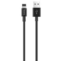 Кабель USB HOCO X23 Skilled USB - Lightning, 2.1А, 1 м, черный фото