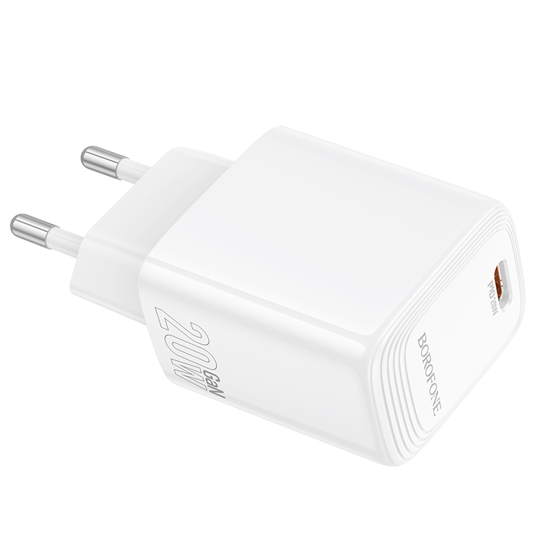 Сетевое зарядное устройство BOROFONE BN26 Fuente 1xUSB-C, 20W, белый фото