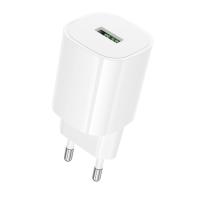 Сетевое зарядное устройство BOROFONE BA102A Pudding 1xUSB, 18W, белый фото