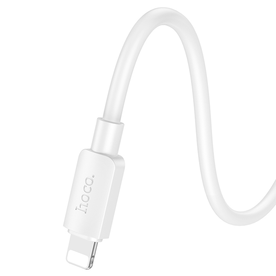 Кабель USB HOCO X96 Hyper USB - Lightning, 2.4А, 25 см, белый фото