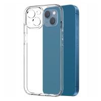 Чехол Clear Case силиконовый с защитой камеры для iPhone 15 6.1", прозрачный фото