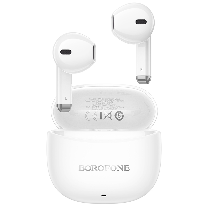 Беспроводные наушники TWS BOROFONE BW88 Deep, Bluetooth 5.4, белый оптом недорого с доставкой Беспроводные наушники TWS BOROFONE BW88 Deep, Bluetooth 5.4, белый фото