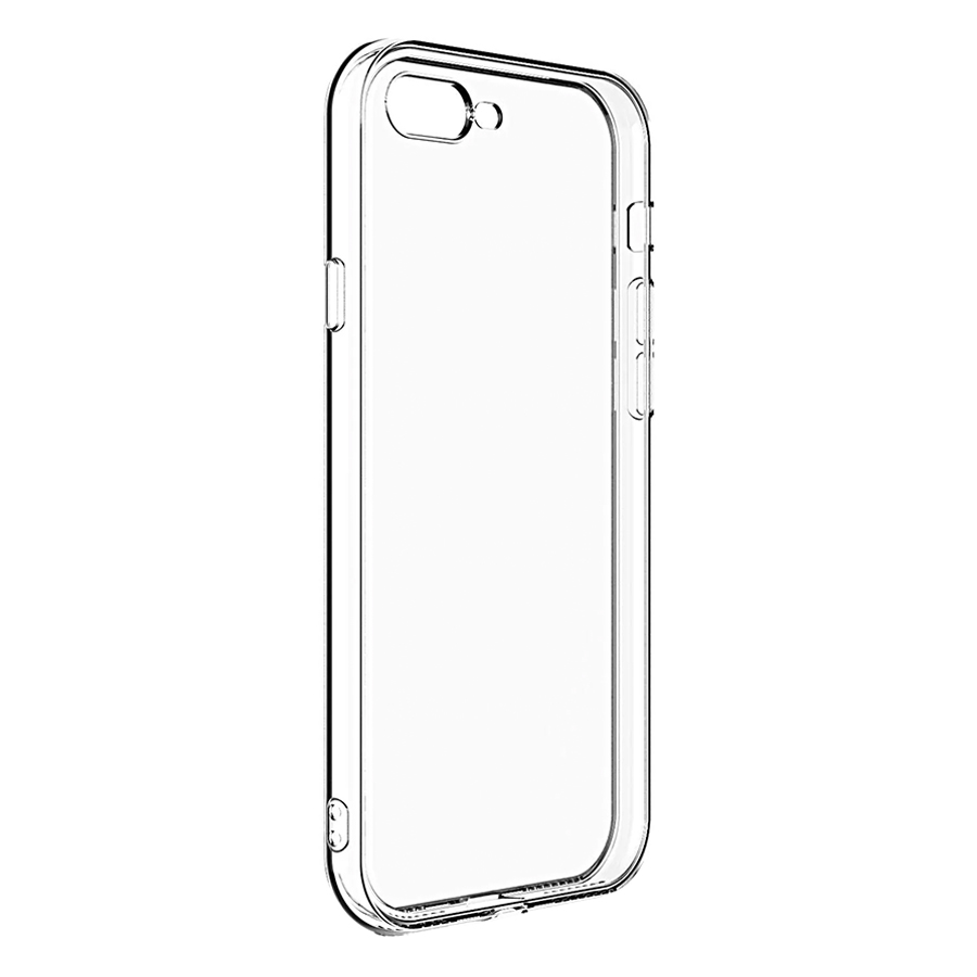 Чехол Clear Case силиконовый с защитой камеры для iPhone 7+/8+, прозрачный фото