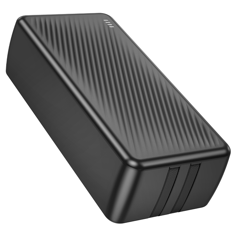 Портативный аккумулятор BOROFONE BJ57B Graceful, встроенный кабель Lightning + Type-C, 22.5W, 30000 мА⋅ч, черный фото