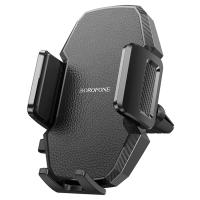 Автомобильный держатель BOROFONE BH108 Adelante, зажимной, на воздуховод, черный фото