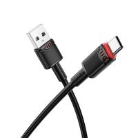 Кабель USB BOROFONE BX110 Beneficio USB - Type-C, 3A, 1 м, черный фото