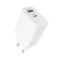 Сетевое зарядное устройство BOROFONE BA106A Stellar 1xUSB + 1xUSB-C, 3A, 20W, белый фото