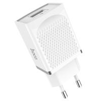 Сетевое зарядное устройство HOCO C42A Vast 1xUSB, 1.5-3.0A, 18W, белый фото