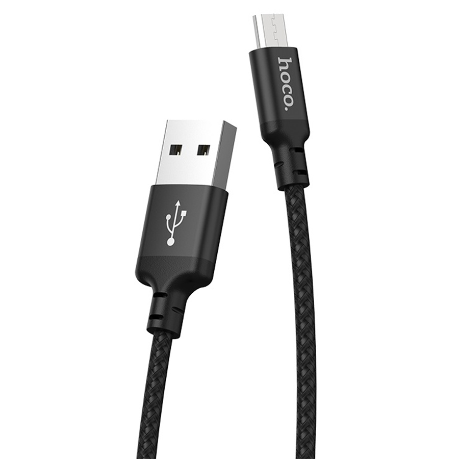 Кабель USB HOCO X14 Times speed USB - MicroUSB, 2А, 1 м, черный фото