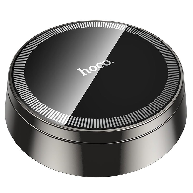 Автомобильный держатель HOCO H83 Metal, магнитный, на приборную панель, серый металлик фото