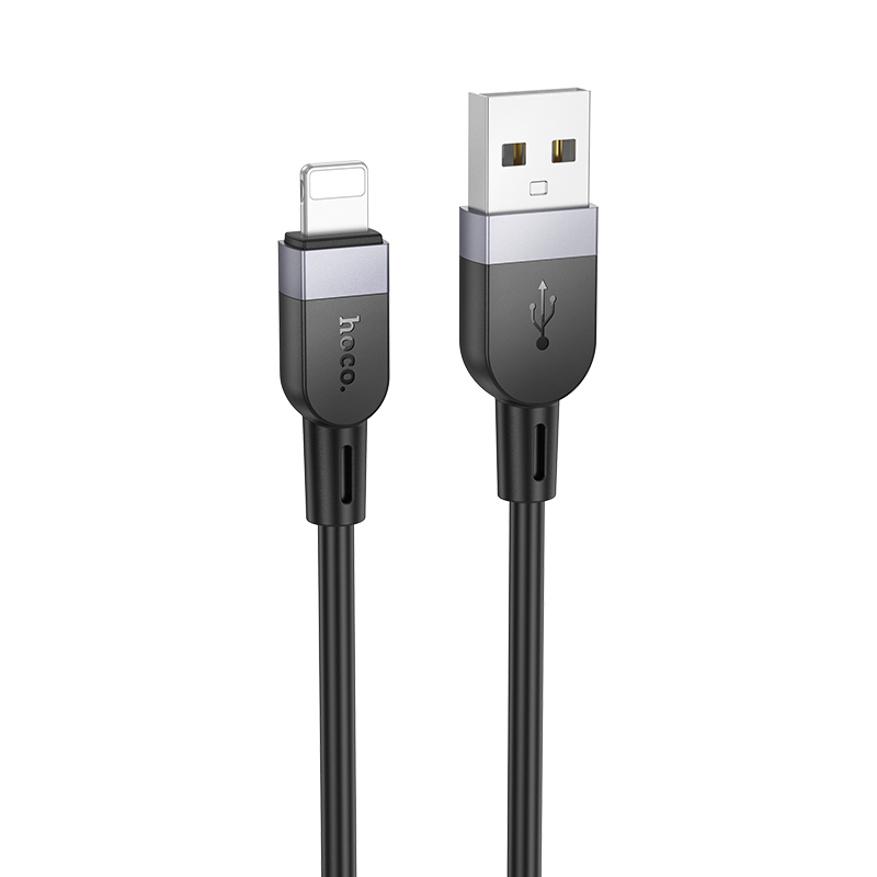 Кабель USB HOCO X109 Energy  USB - Lightning, 2.4А, 2 м, черный фото