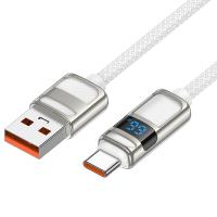 Кабель USB HOCO U137 Line USB - Type-C, 5A, 66W, 1.2 м, белый фото