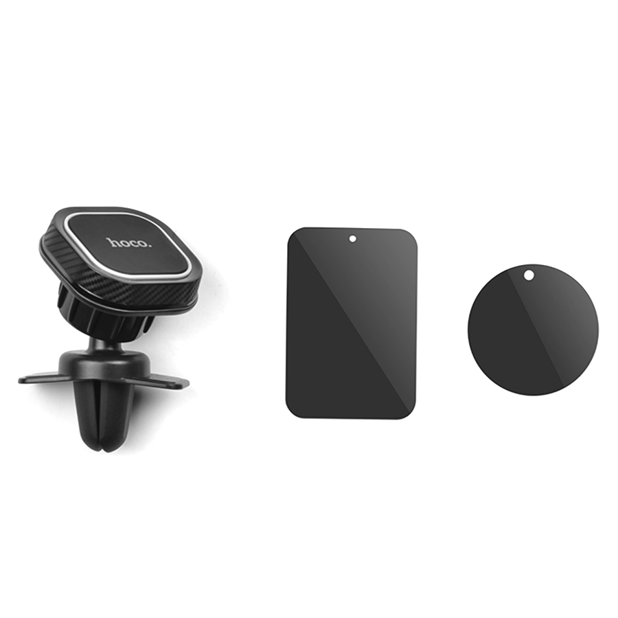 Автомобильный держатель HOCO CA52 Intelligent, магнитный, на воздуховод, черный+серый фото