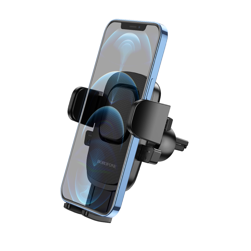 Автомобильный держатель BOROFONE BH69 air, зажимной, на воздуховод, черный фото