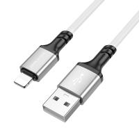 Кабель USB BOROFONE BX83 Famous USB - Lightning, 2.4А, 1 м, белый фото