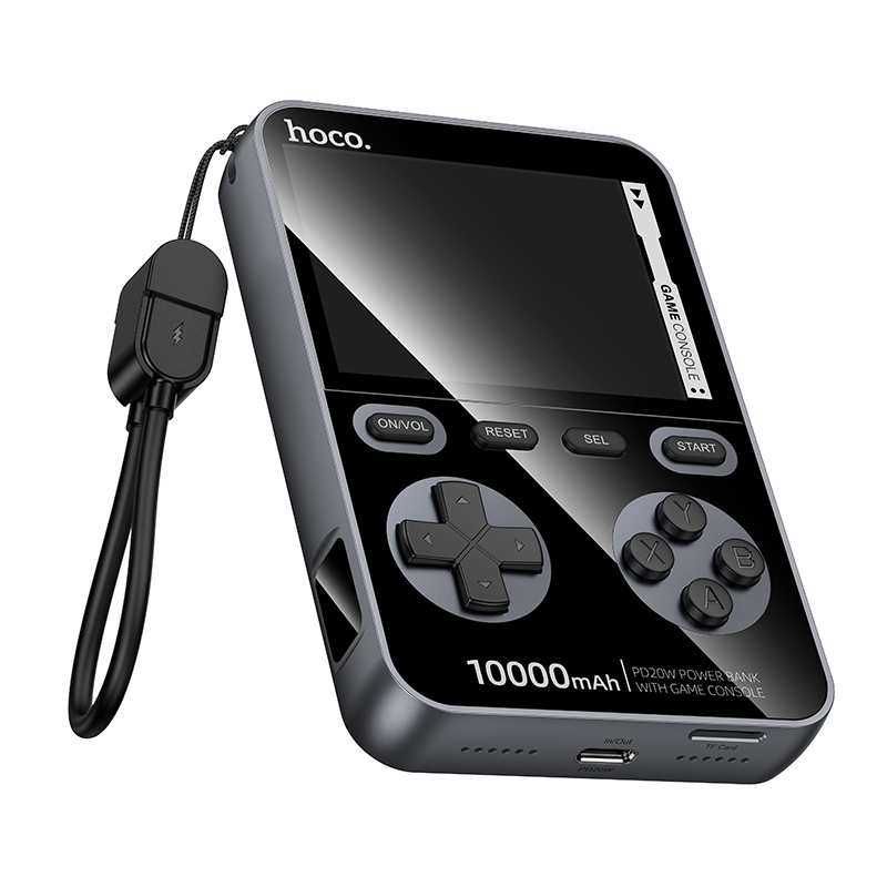 Портативный аккумулятор HOCO Q47 Shine, 20W, 10000 мА⋅ч, серый металлик фото